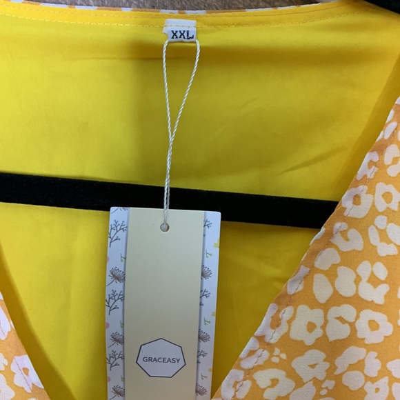 ❌SOLD❌NWT Graceasy Midi Dress with Belt - Picture 4 of 9